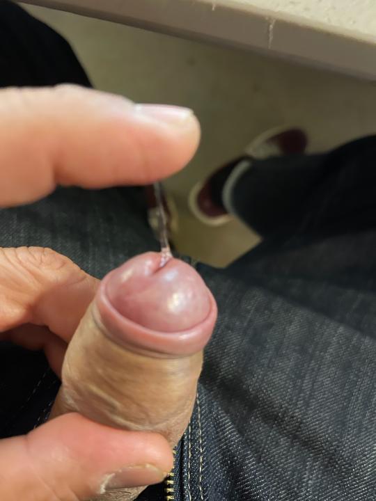 I got to taste my own pre-cum.